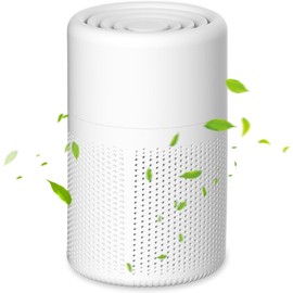 Air Purifier Allergy Sufferers, H13 HEPA Air Filter, Air Purifier, USB Portable Air Purifier with Aromatherapy, Quiet Noise Room Air Purifier for Smoke, Dust, Mould, Pet Hair & Odours