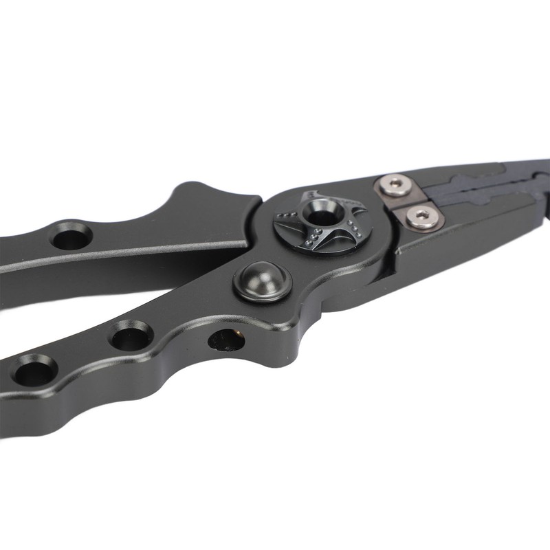 Fishing Pliers Aluminium Alloy Multifunctional Split Ring Pliers Self Locking