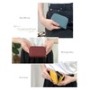 Giselle Card Case, Genuine Leather, Large Capacity, Compact, Bifold Wallet,