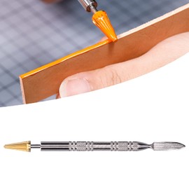 Edge Dyeing Pen Rustproof Durable Edge Printing Tool 128mm for Sealing Leather Edges