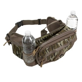 North Mountain Gear Camouflage Fanny Pack Lightweight Waterproof Military Hunting Climbing Camping Accessories (Mossy Oak Bottomland)