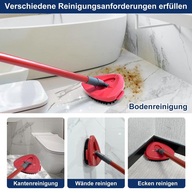 GFRED Pack of 2 Scrubber Compatible with Vileda Turbo Spin