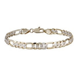 Richapex 18K Gold Bracelet for Men, Gold Bracelets for Men, Cuban Link Bracelet, 18K Stainless Steel Plated, 18K Stainless Steel Bracelet, Stainless Steel