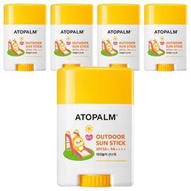 Atopalm Toddler Outdoor Play Sun Stick SPF50+ PA++++, 21g, 5 pcs / 아토팜 유아용 야외놀이 선스틱 SPF50+ PA++++, 21g, 5개