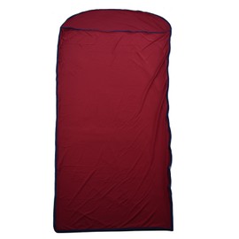 Sleeping Bag Liner Ultralight Multifunctional Elastic Sleeping Sack Liner for Outdoor CampingWine Red