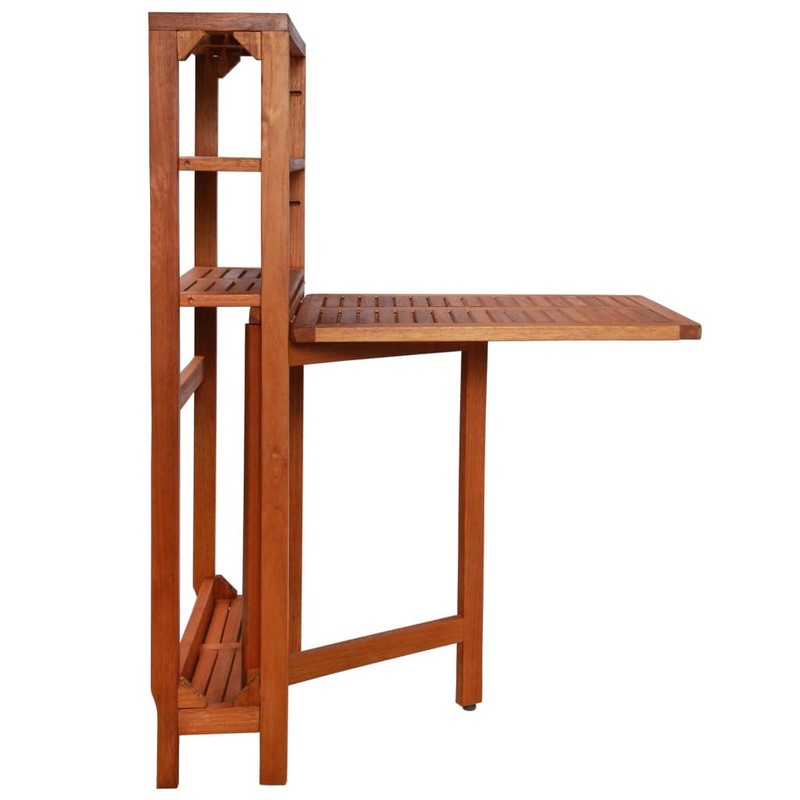 vidaXL Solid Acacia Wood 3 Piece Bistro Set - Folding