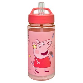 Undercover 6600000011 - Greta Pig Water Bottle - Greta Pig Water Bottle with Undercover Straws, 500ml