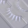 2 Pairs White False Eyelashes Cosplay Eyelashes Fashion Extension Makeup