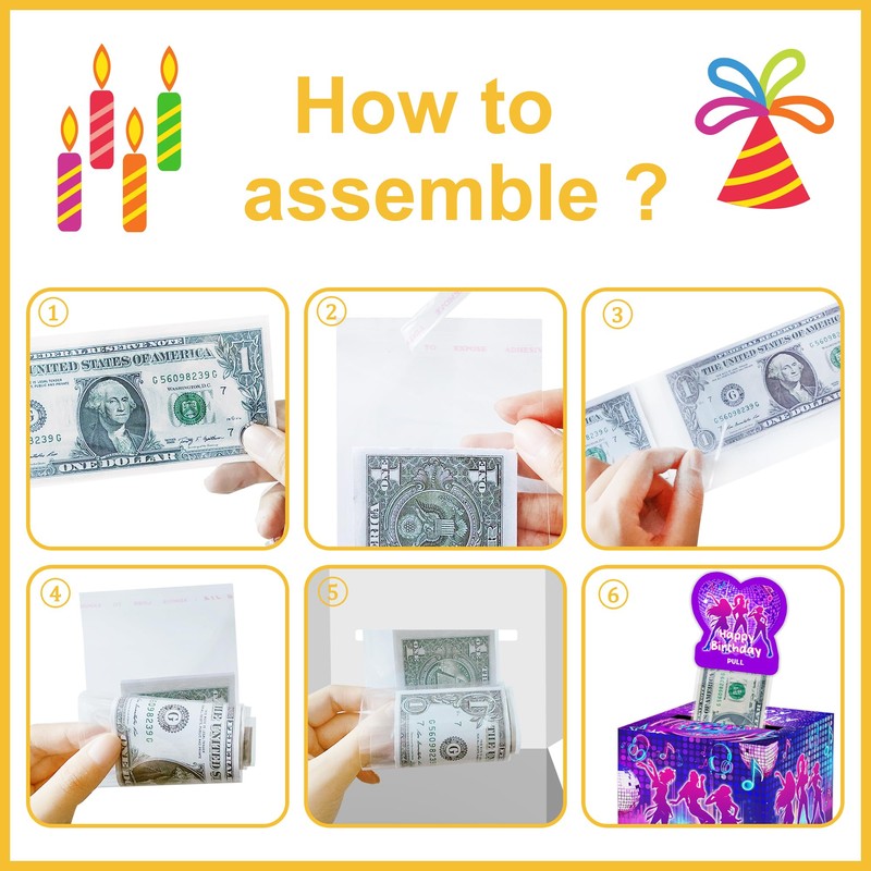 Surprise Money Box Gift Pull for K Pop Birthday Money