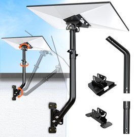 Dataroad Starlink Gen 3 Mount, Compatible with Gen3 Starlink，Starlink Pole Mounting Kit with 0-360° Adjustable Pipe Adapter for Starlink V3 House, Mounting Kit for Starlink Internet Kit Satellite