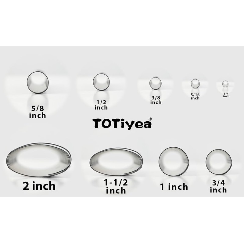 TOTiyea 100 Pack 19 Ring Plastic Binding Combs, 3/4 Inch