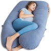 QUEEN ROSE Pregnancy Pillows, 60 Inch Cooling U Shaped Body
