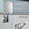 Anti Fog Shower Mirror Fogless Bathroom Shave Mirror Acrylic Shatterproof
