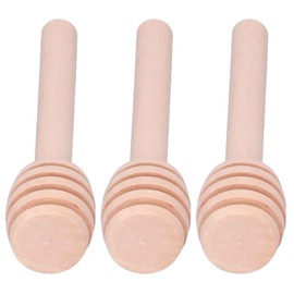 Honey Dipper Stick Mini Honey Dipper 50 PCS Wooden Honey Stirrer Honey Wand for Honey Collecting Dispensing Drizzling Jar Portable and Wedding Party