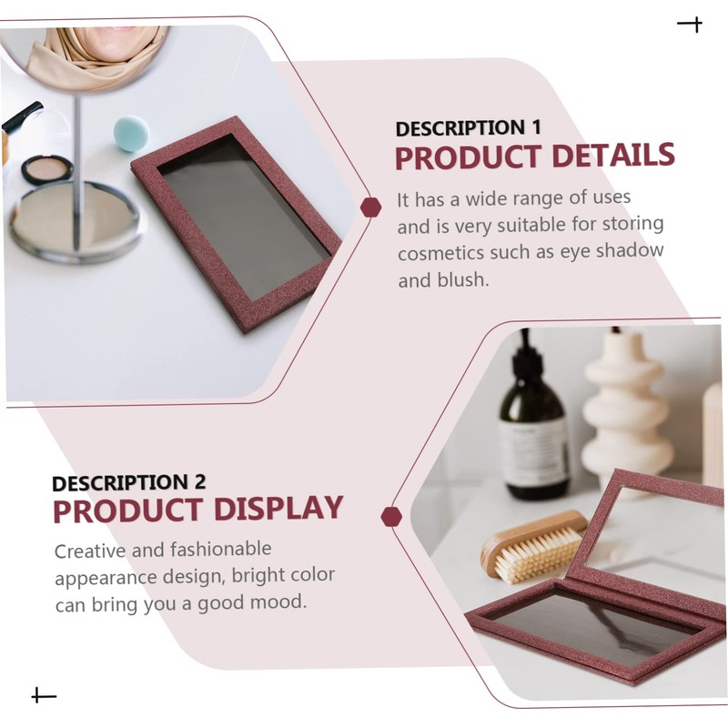 WOONEKY Magnetic Glitter Eyeshadow Palette Empty Case Diy Makeup Kit