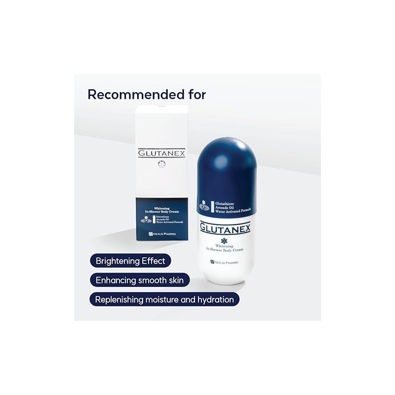 Glutanex™ Body Cream CREMA CORPORAL ACLARANTE/Antioxidación, Aclaramiento e Hidratación con