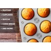 DecorRack Non-Stick Muffin Pan, 6-Cup, Bakeware for Baking Cupcakes (Pack