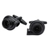 Mini Turbo Cufflinks in Matte Black, Unique Gift for Car