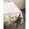 Maison d' Hermine 100% Cotton 54"x54" Easter Tablecloth Square Kitchen
