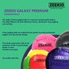 Zeekio Galaxy Juggling Balls - Premium 12 Panel Genuine Leather