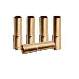 WeldingCity 5-pk Gas Nozzle 22-62 5/8" for Lincoln 200-250 and Tweco Professional #2 MIG Welding Guns (Pack of 5 Nozzles)