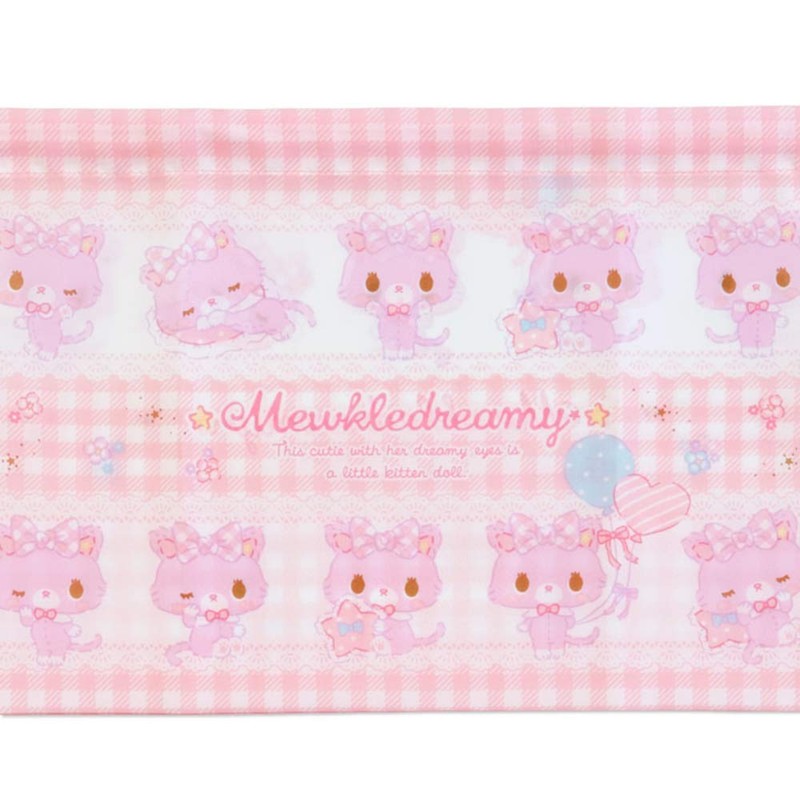 myu-kurudori-mi- Lunch Drawstring bag 2 Piece Set (Check)