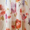 CHF Sabel Watercolor Floral Print Rod Pocket Single Curtain Panel,