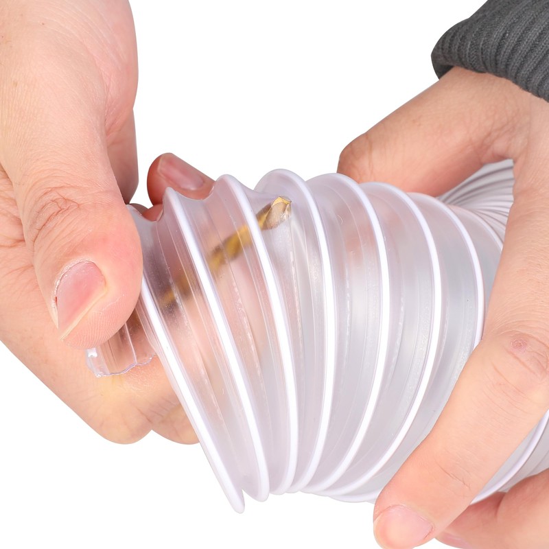 WYNNsky 2-1/2 Inch Dust Collection Hose, 10FT Flexible Shop PVC