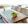 Lashuma Tablecloth Blue High-Quality Square Table Linen 80 x 80