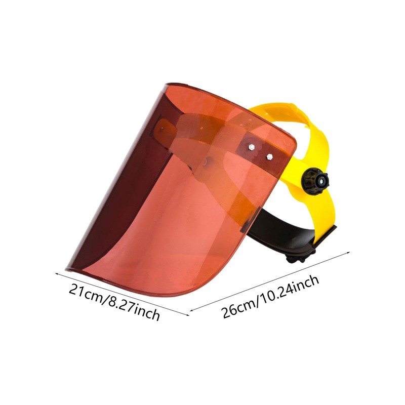 Harilla Gesichtsschutzvisier, robuster, vielseitiger Gesichtsschutz, verstellbares Kopfband für Küche, Kochen,