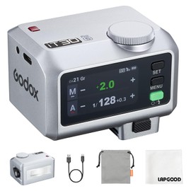 Godox iT30Pro S IT30ProS TTL Flash and Flash Trigger for Sony iT30Pro-S 2.4G Mini Camera Flash HSS 7.4V/900mAh with Touchscreen for Sony α77II α99 α77 DSC-RX10 α6000 α7R α350 α7RII (Silver)