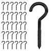 SULIUDAJI Pack of 30 Screw Hooks, Screw Hooks For Screwing