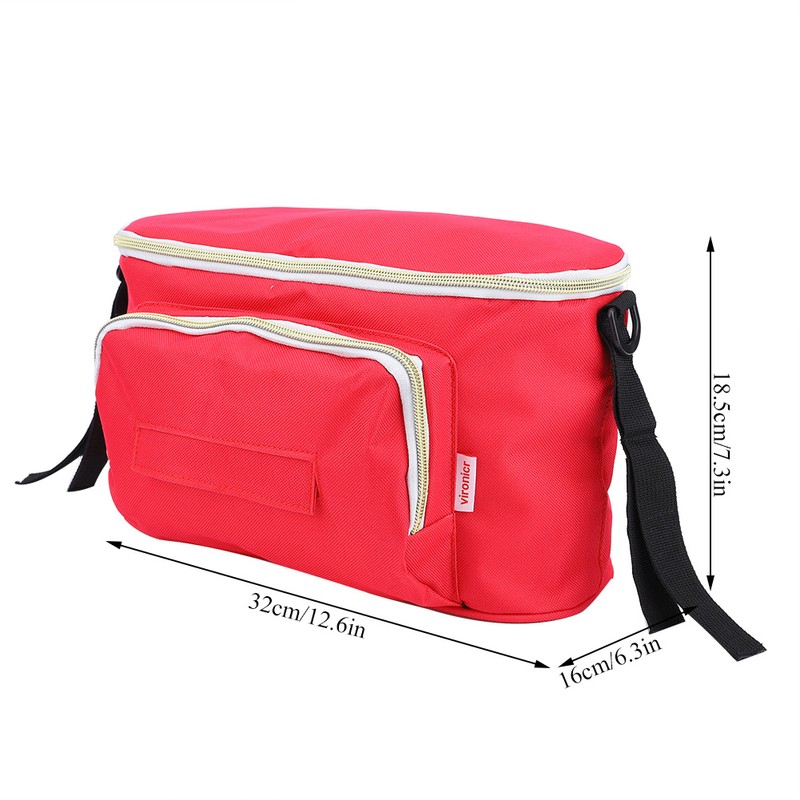 Multifunctional Large Capacity Baby Stroller Hanging Bag Organizer Storage Bag