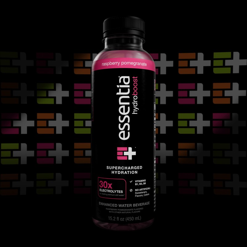 NEW Essentia Hydroboost Enhanced Bottled Water, 15.2 fl. oz. (450