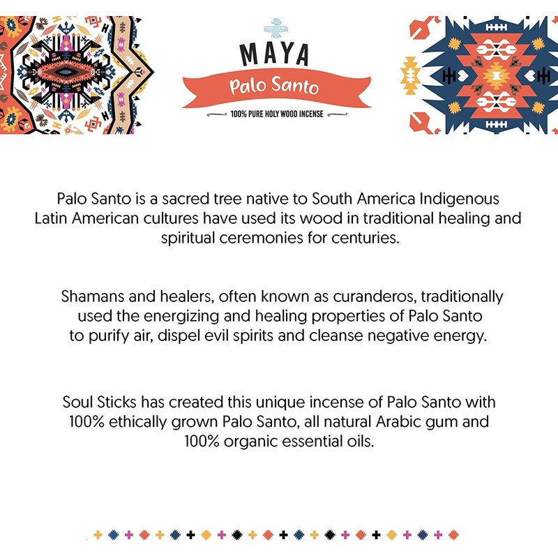 SOUL STICKS Maya Palo Santo Variety 4 Pack Incense Sticks