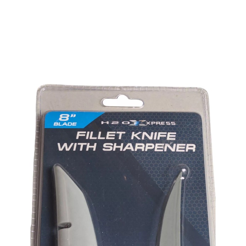 H2O XPRESS H20 Xpress 8" Stainless Fillet Knife With Sharpner