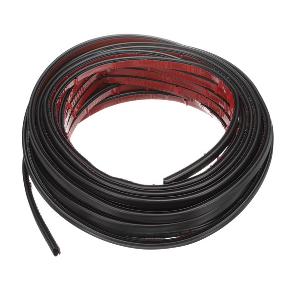 HARFINGTON Rubber Weather Stripping Door Seal Strip, 50 Feet D-Shaped