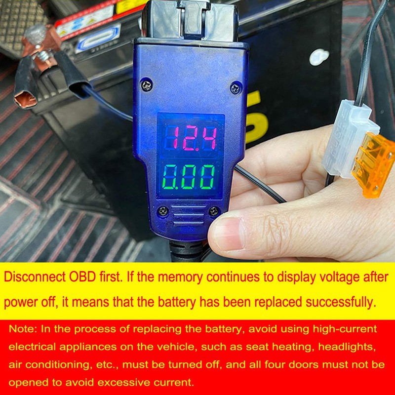 OBD2 Car Memory Saver Protection Connector Auto Computer ECU Power