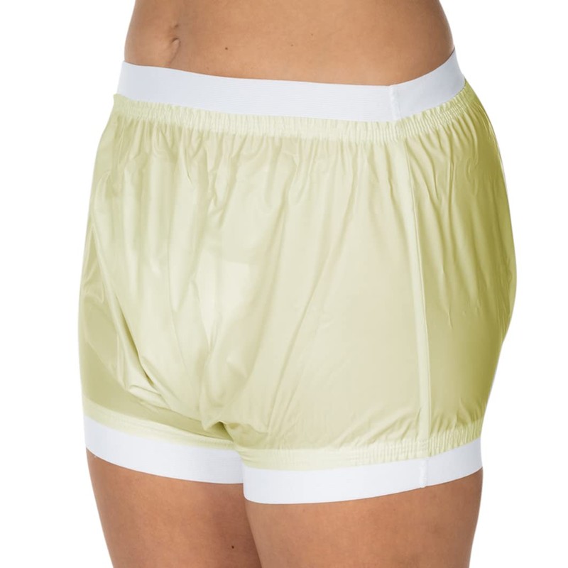 Suprima 1-218-011 Unisex Incontinence PVC Briefs Size 38 Transparent Blue