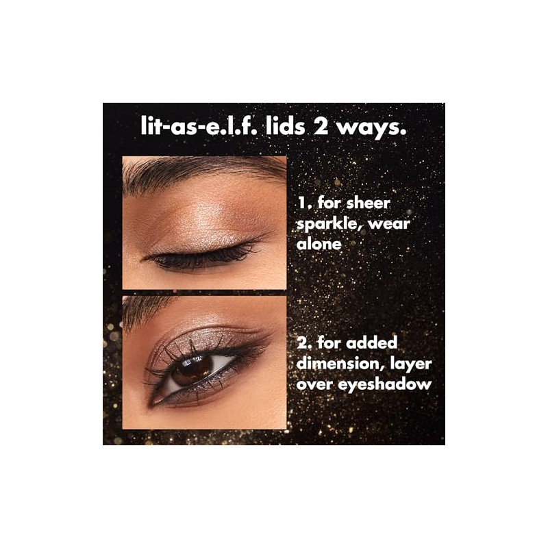 e.l.f. Fine as Fleck Glitter Eyeshadow Pop Off Pink -