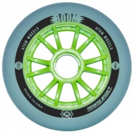 Atom Wheels BOOM Outdoor Inline Skate Wheels - 100mm, XFirm, 8-Pack