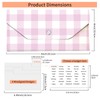 APVDSH Cash Envelope Wallet, Reusable Budget Money Wallet, Cute PU