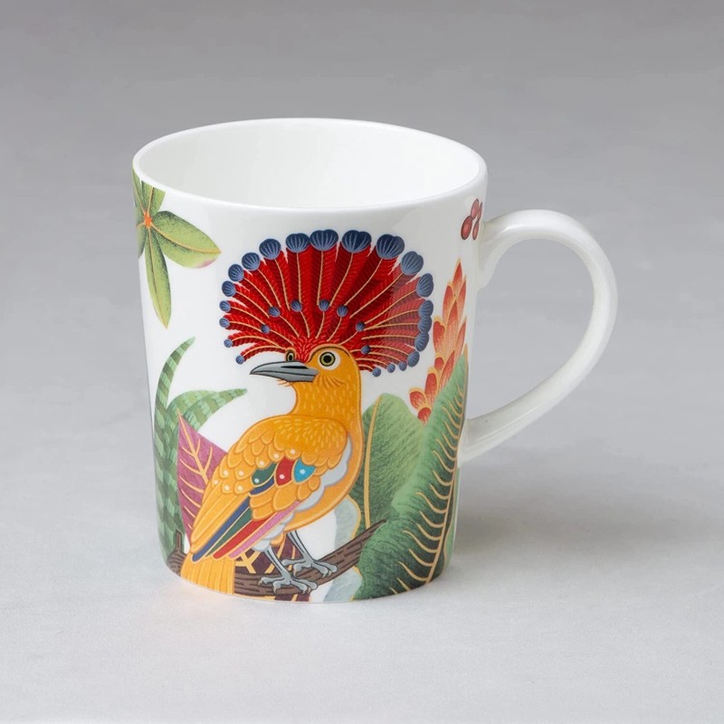Bone Gracie Bone China Birds of Paradise Coffee Tea Mugs