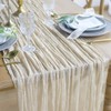 DROMCOM Pack of 2 90 x 300 cm Beige Cheesecloth