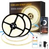 Yeewhale 30 m Dimmable COB LED Strip 24 V Flexible