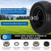 11x6.00-5 Flat Free Tire,2 Pack 11x6.00-5 Tires for Zero Turn