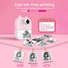 Andoer 3-in-1 Multifunctional Instant Camera Childeren's Instant Print Camera 2.4-inch