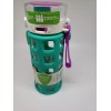 Ello Dash 16oz Plastic Water Bottle Green/Purple NEW Age 3+