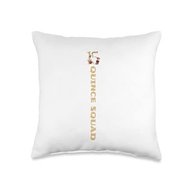 Quince and Quinceanera Designs by ASJ 15 Year Old Quince Squad Vertical Quinceanera by ASJ Throw Pillow, 16x16, Multicolor
