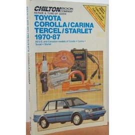 Toyota Corolla Carina, Tercel, and Star, 1970-87